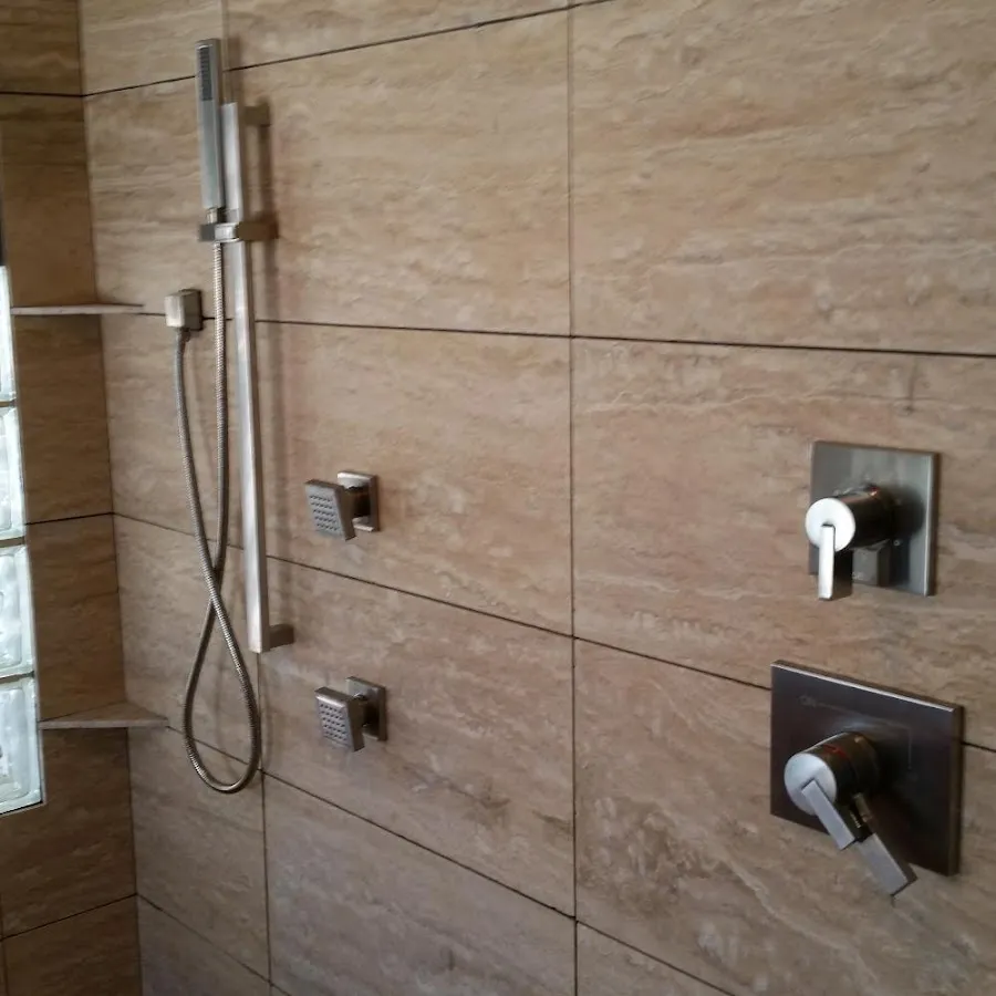 Shower fixture installation for Frozen Pipe Repair in Justice